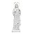 Sagrado Coração de Jesus com Auréola Dourada 30 cm - Imagem 1