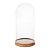 Redoma Decorativa com Base Madeira G - Imagem 1