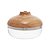Vaso Decorativo Tampa Madeira P - Imagem 1