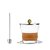 Pote Mel com Colher Nocc Ouro 24k - Riva - Imagem 1