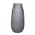 Vaso de Vidro Camadas Cinza Stretch Pols - Imagem 1