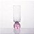 Jogo de 4 Taças Esfera Champagne Transparente e Rosa - Imagem 1