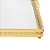 Bandeja Retangular Mirror Cross Grande Ouro 24k - St. James - Imagem 3