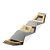 Centro de Mesa / Fruteira Step Inox com Ouro 24k - Riva - Imagem 2