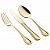 Faqueiro Four Seasons Inox Champanhe Gold - 101 peças St. James - Imagem 1