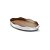 Bandeja Galeria Lisa Oval com Fundo Madeira - St. James - Imagem 2