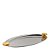 Bandeja Impacto Oval com Detalhe Ouro 24k - Riva - Imagem 1