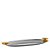 Bandeja Impacto Oval com Detalhe Ouro 24k - Riva - Imagem 4