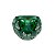 Centro de Mesa Acetinado Verde Esmeralda - Cristais Di Murano - Imagem 1