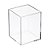 Cubo Liso M em Acrílico - Imagem 1