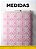 Tecido Microfibra Estampa Digital Arabesco Rosa Quadros 1,55m de Largura - Imagem 2