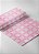 Tecido Microfibra Estampa Digital Arabesco Rosa Quadros 1,55m de Largura - Imagem 1