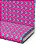 Tecido Microfibra Estampa Digital Corações Fundo Pink 1,55m de Largura - Imagem 1