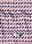 Tecido Microfibra Estampa Digital Chevron Rosa e Azul 1,55m de Largura - Imagem 1