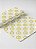 Tecido Microfibra Estampa Digital Quadrado Amarelo Fundo Branco 1,55m de Largura - Imagem 1