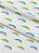 Tecido Microfibra Estampa Digital Arco Íris Fundo Branco 1,55m de Largura - Imagem 1