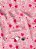 Tecido Microfibra Estampa Digital  Flores Pink e Branco 1,55m de Largura - Imagem 1