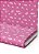 Tecido Microfibra Estampa Digital  Raminhos Branco Fundo Pink 1,55m de Largura - Imagem 1