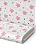 Tecido Microfibra Estampa Digital  Coroa Rosa Fundo Branco 1,55m de Largura - Imagem 1