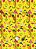 Tecido Oxford Estampa Digital Flamingo Fundo Amarelo 1,55m de Largura - Imagem 1