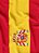 Tecido Helanca Estampa Digital Bandeira da Espanha 1,55m de Largura - Imagem 1
