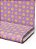 Tecido Veludo Suede Estampa Digital  Bolinhas Palha Fundo Roxo 1,40m de Largura - Imagem 1