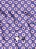 Tecido Veludo Suede Estampa Digital Círculos e Quadros Roxo e Rosa 1,40m de Largura - Imagem 1