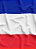 Tecido Veludo Suede Estampa Digital Bandeira da França 1,40m de Largura - Imagem 1