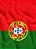 Tecido Veludo Suede Estampa Digital Bandeira de Portugal 1,40m de Largura - Imagem 1
