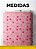 Tecido Tactel Estampa Digital  Flores Pink e Branco 1,55m de Largura - Imagem 2