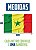 Tecido Tactel Estampa Digital Bandeira de Senegal 1,55m de Largura - Imagem 2