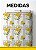 Tecido Oxford Estampa Digital Floral Listrado Amarelo 1,55 de Largura - Imagem 1