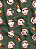 Tecido Oxford Estampa Digital Natal Papai Noel Verde 1,55 de Largura - Imagem 1