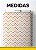 Tecido Micropercal Estampa Digital Chevron Dourado e Rosa 1,55m de Largura - Imagem 1