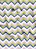 Tecido Micropercal Estampa Digital Chevron Verde e Rosa 1,55m de Largura - Imagem 1