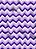 Tecido Veludo Suede Estampa Digital Chevron Roxo e Lilás 1,40m de Largura - Imagem 1