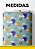Tecido Micropercal Estampa Digital Balão Roxo Fundo Azul 1,55m de Largura - Imagem 1