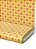 Tecido Micropercal Estampa Digital Bolinhas Rosa Fundo Amarelo 1,55m de Largura - Imagem 1
