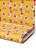 Tecido Micropercal Estampa Digital Corações Fundo Amarelo 1,55m de Largura - Imagem 1