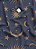 Tecido Micropercal Estampa Digital Estrelas Douradas Fundo Marinho 1,55m de Largura - Imagem 1