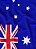 Tecido Micropercal Estampa Digital Bandeira da Austrália 1,55m de Largura - Imagem 1