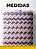 Tecido Tricoline Estampa Digital Chevron Rosa e Azul 1,55m de Largura - Imagem 2