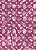 Tecido Cetim Estampa Digital Coração Branco Fundo Pink 1,40m de Largura - Imagem 1