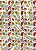 Tecido Cetim Estampa Digital Mini Frutas Coloridas 1,40m de Largura - Imagem 1