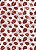 Tecido Cetim Estampa Digital Mini Morango Fundo Branco 1,40m de Largura - Imagem 1