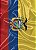 Tecido Cetim Estampa Digital Bandeira do Equador 1,40m de Largura - Imagem 1