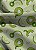 Tecido Blackout Estampa Digital Kiwi Fundo Verde 1,35m de Largura - Imagem 1