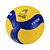 Bola de vôlei V200W amarelo e azul couro sintético laminado MIKASA - Imagem 1