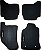 Tapete Hilux 2013 a 2015 em PVC preto 4 peças - Imagem 1