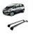 Rack Honda Fit 2009-2014 Aluminio Long Life Sports Prata - Imagem 1